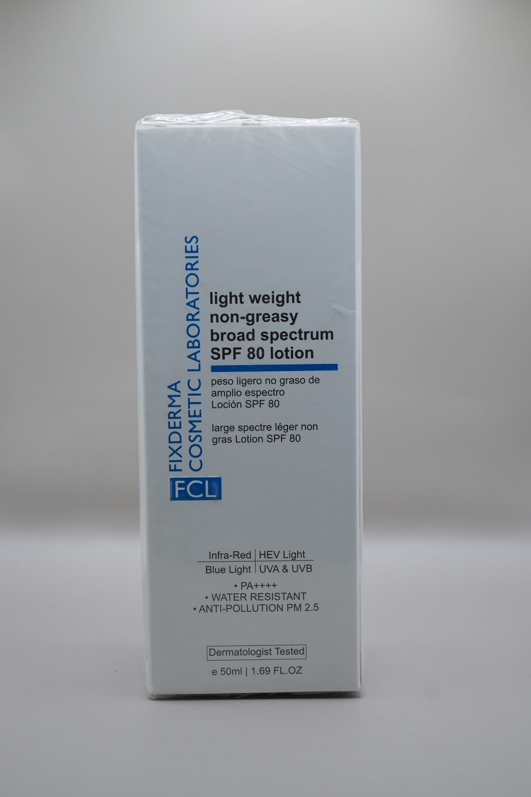 FCL Light Weight Non-Greasy Broad Spectrum SPF 80 Lotion 50 ml