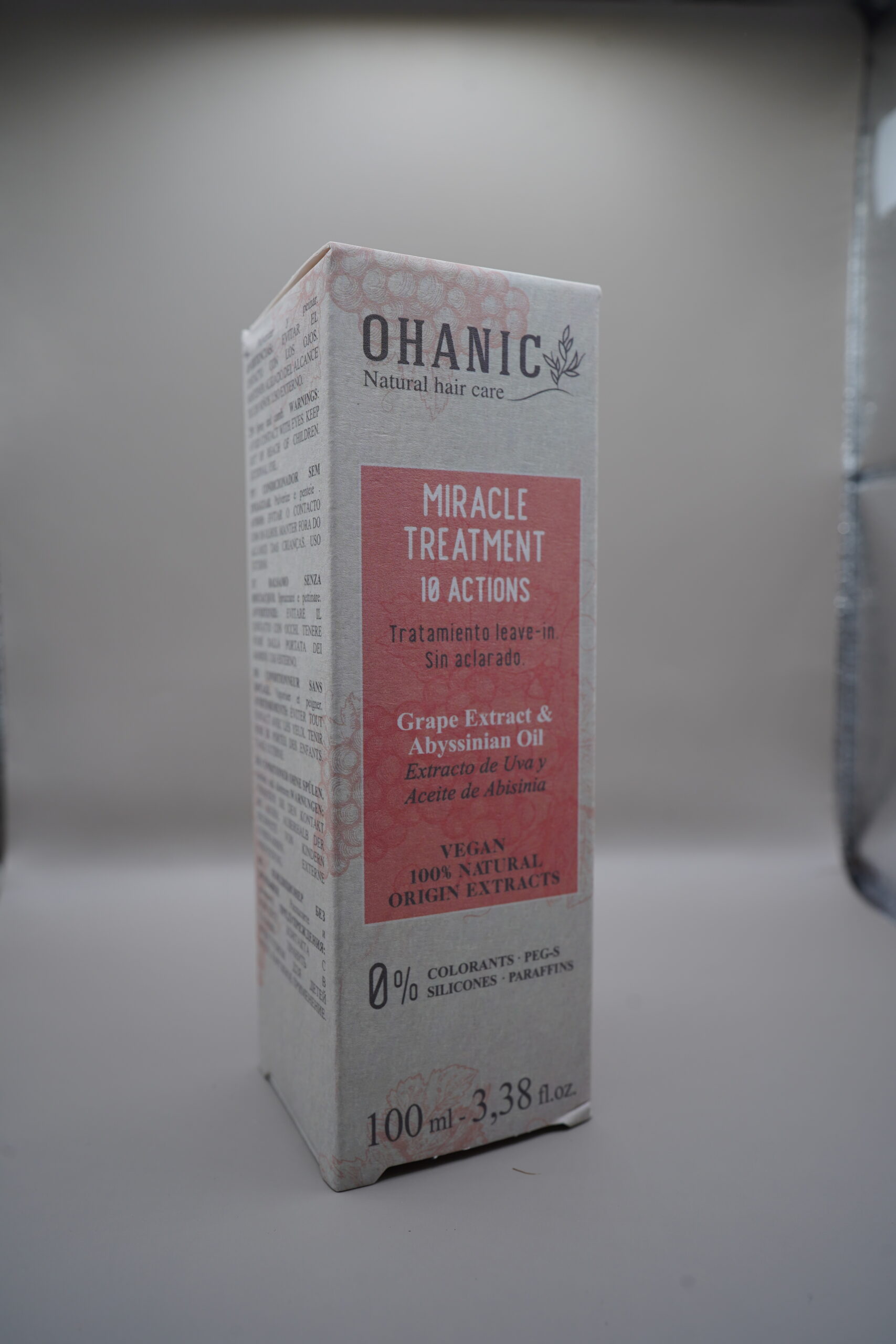 OHANIC MIRACLE TREATMENT 10 ACTIONS LEAVE IN 100 ml